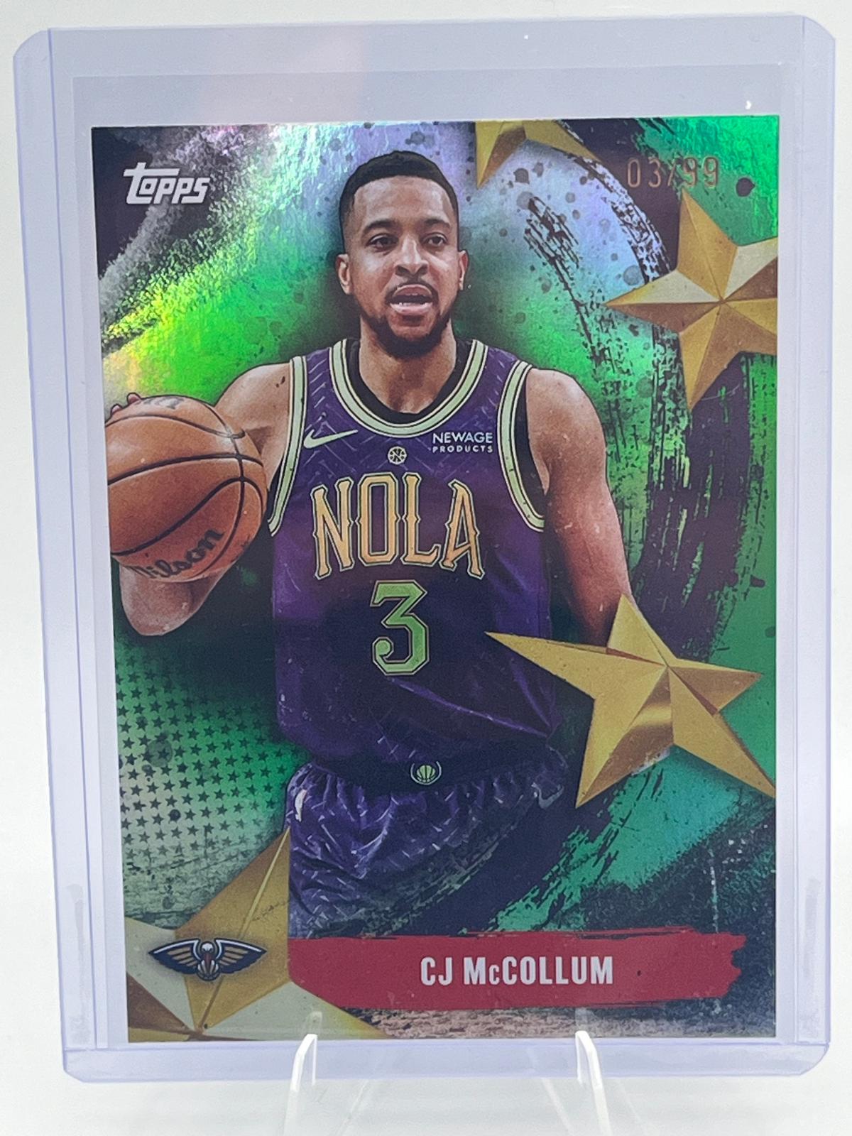CJ McCollum [Green Rainbow] #SA-30