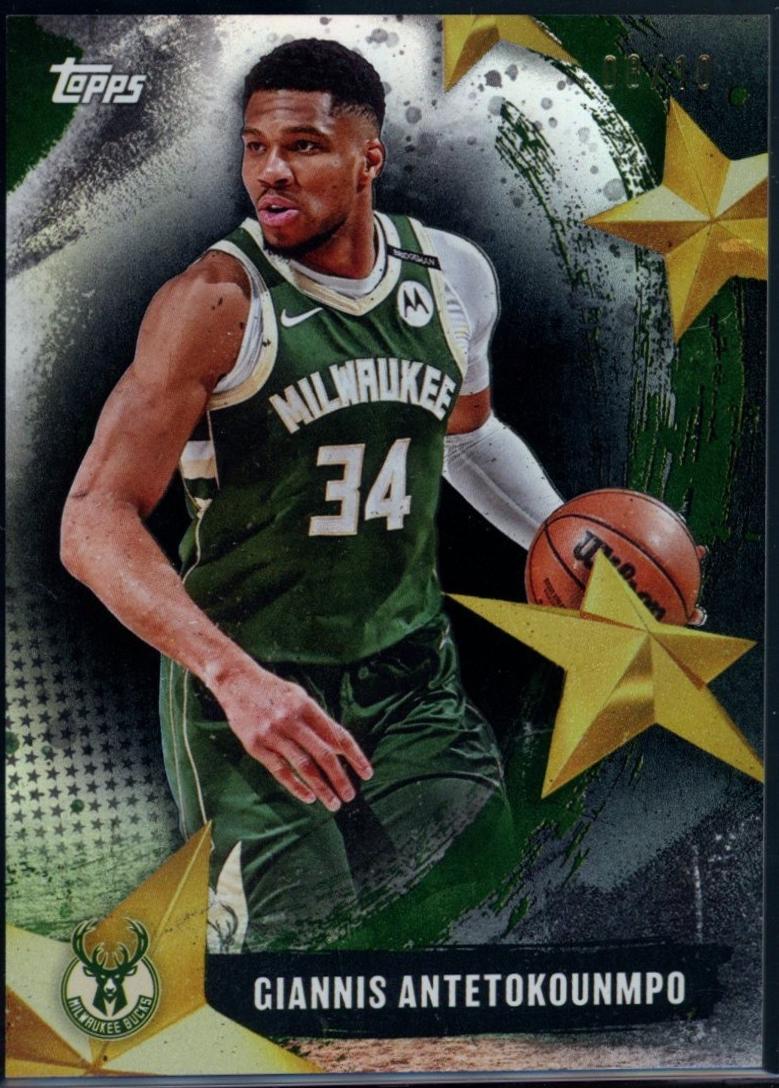 Giannis Antetokounmpo [Black Rainbow] #SA-3