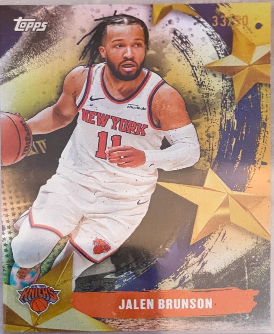 Jalen Brunson [Gold Rainbow] #SA-10