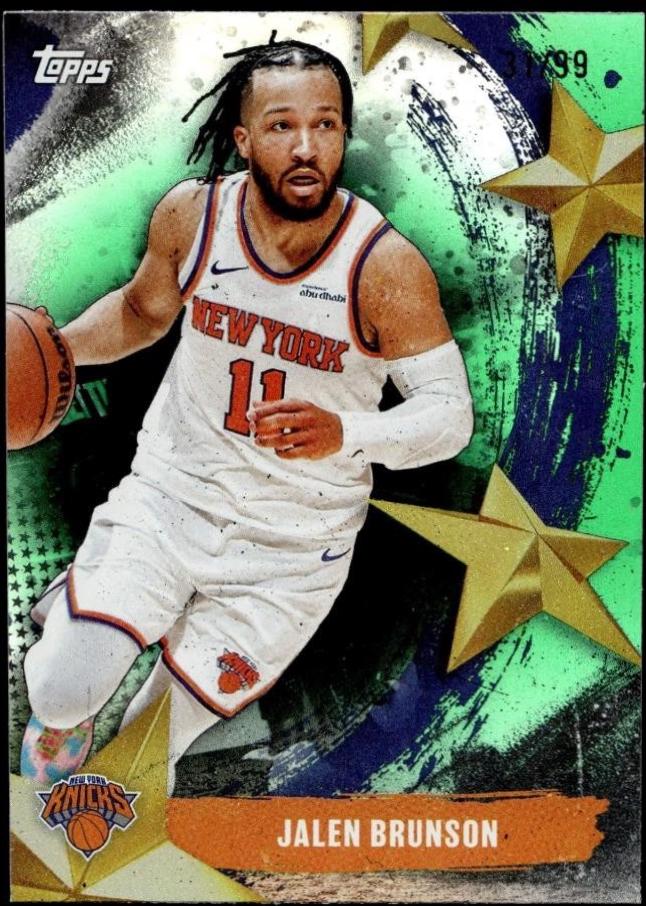 Jalen Brunson [Green Rainbow] #SA-10