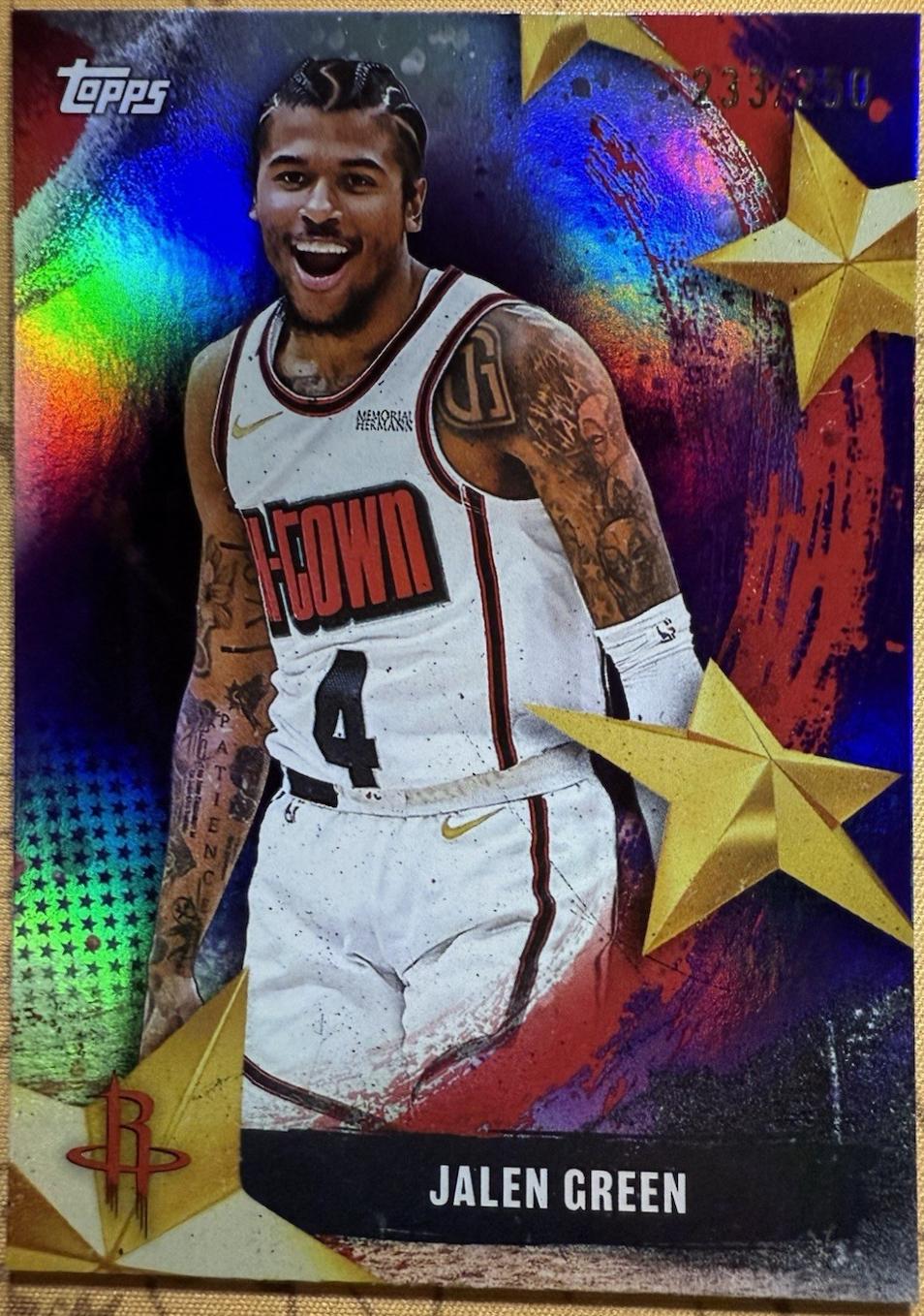Jalen Green [Purple Rainbow] #SA-23