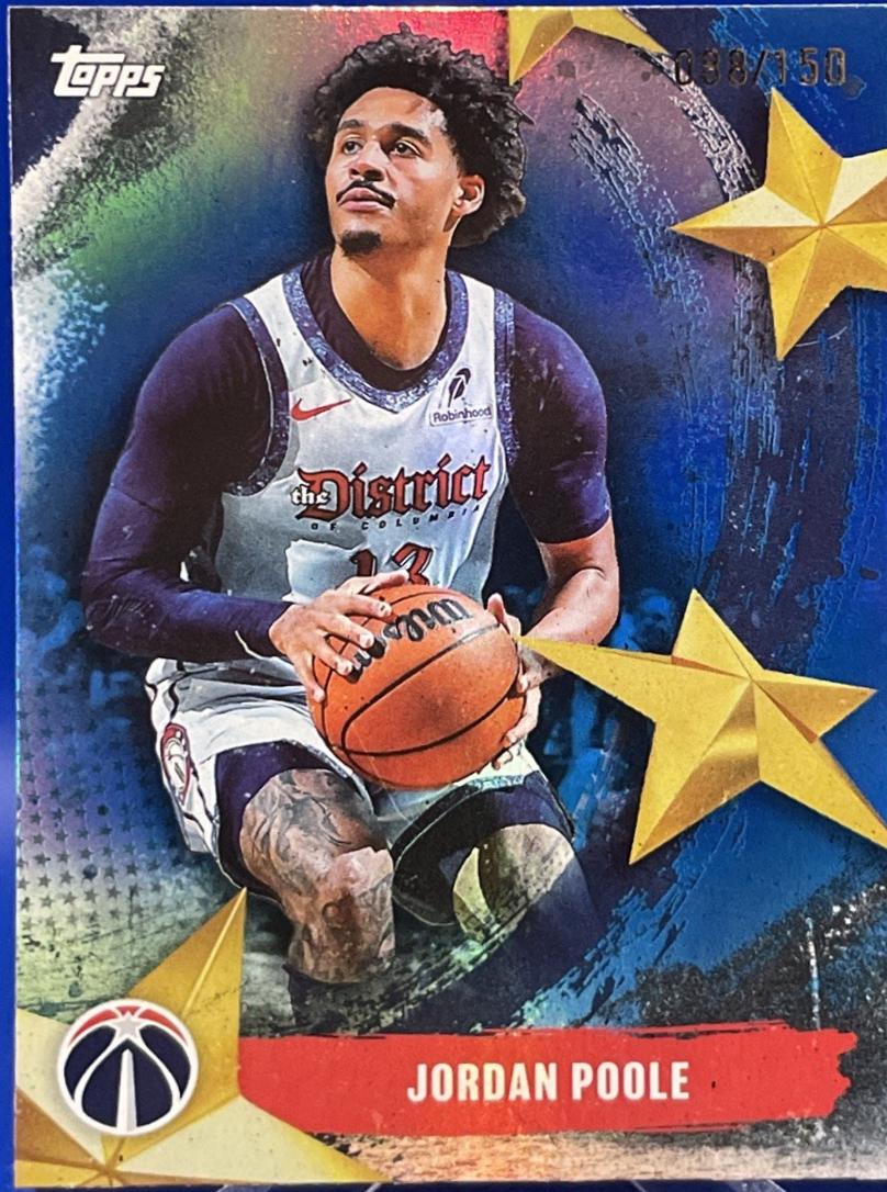Jordan Poole [Blue Rainbow] #SA-17