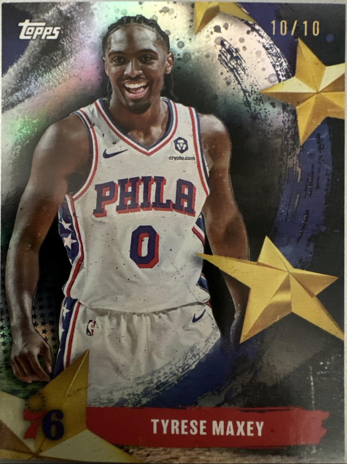 Tyrese Maxey [Black Rainbow] #SA-27