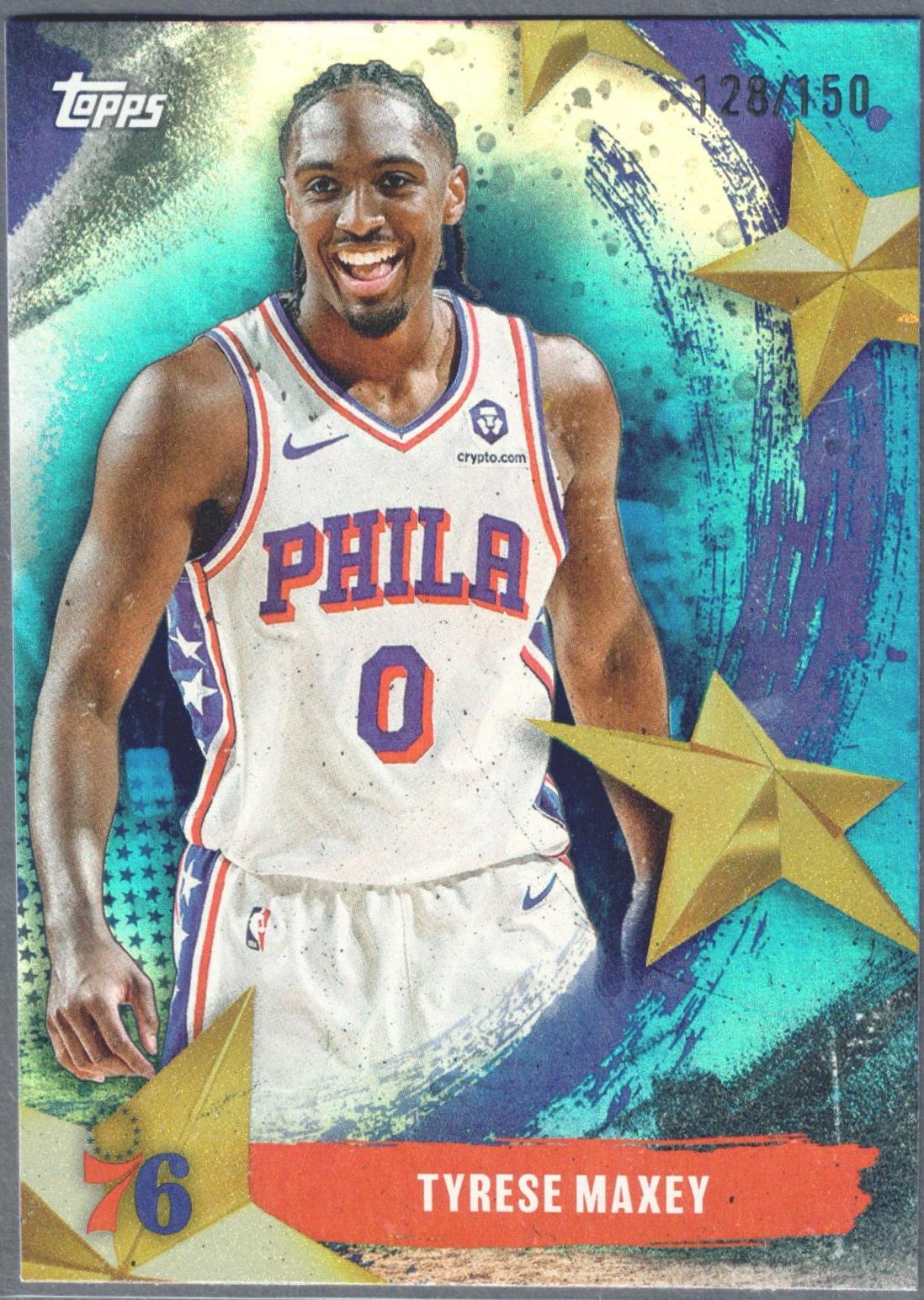 Tyrese Maxey [Blue Rainbow] #SA-27