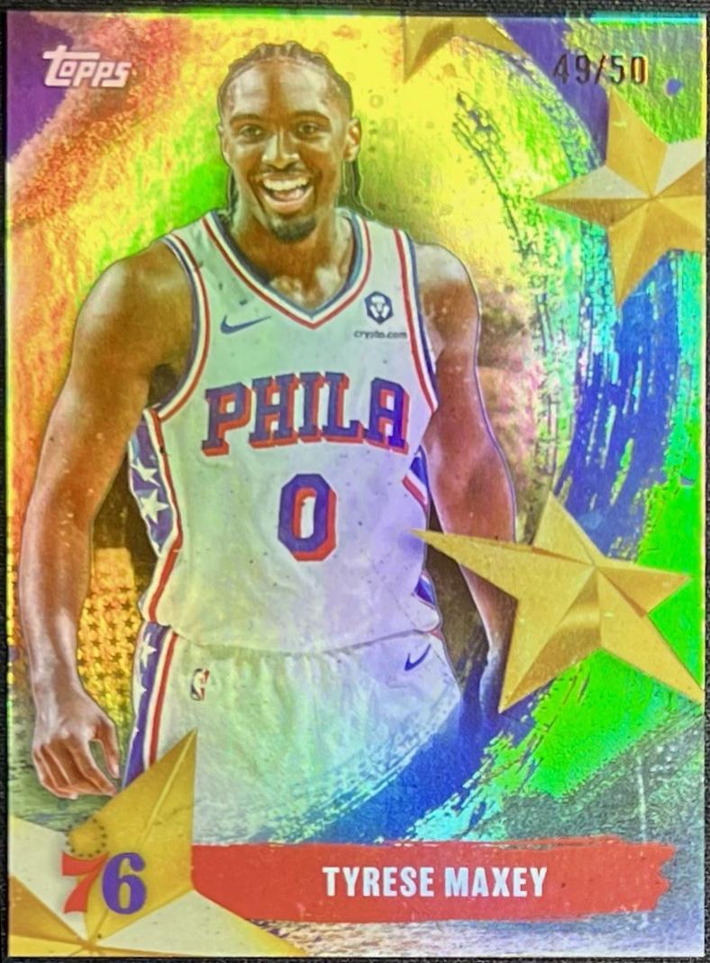Tyrese Maxey [Gold Rainbow] #SA-27
