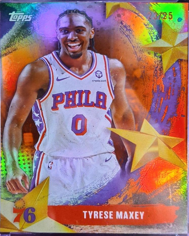 Tyrese Maxey [Orange Rainbow] #SA-27