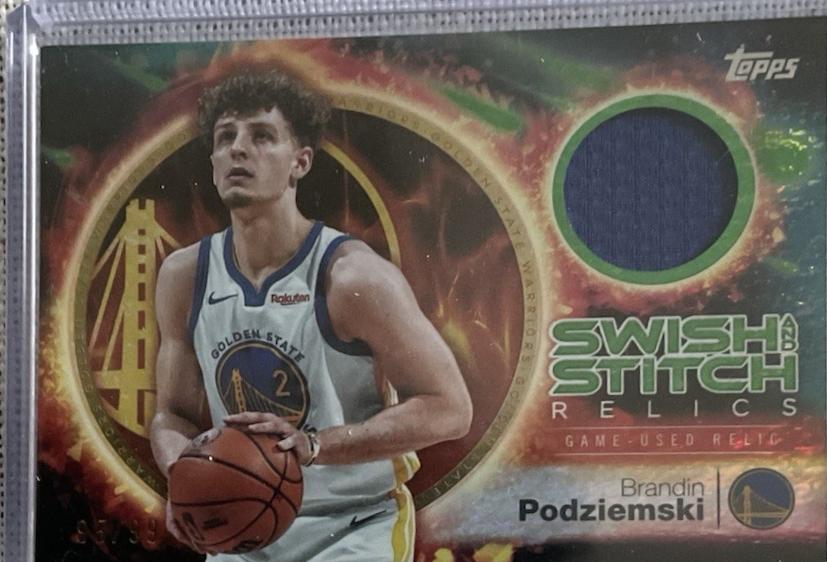 Brandin Podziemski [Holo Green Foil] #SST-BP