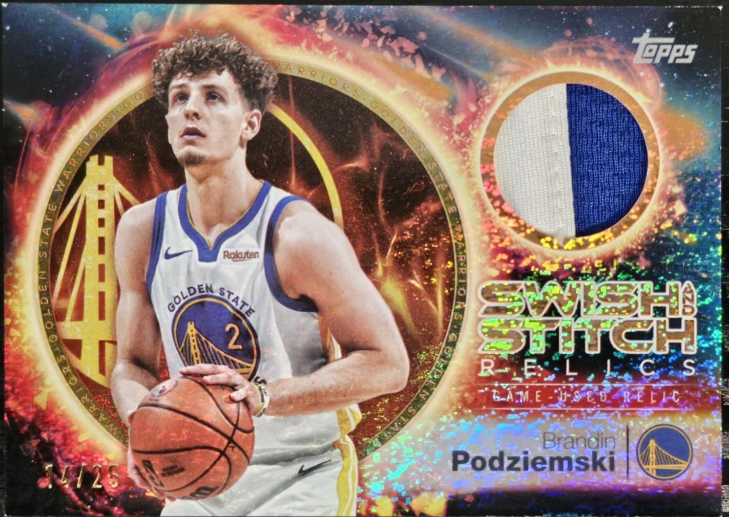Brandin Podziemski [Holo Orange Foil] #SST-BP
