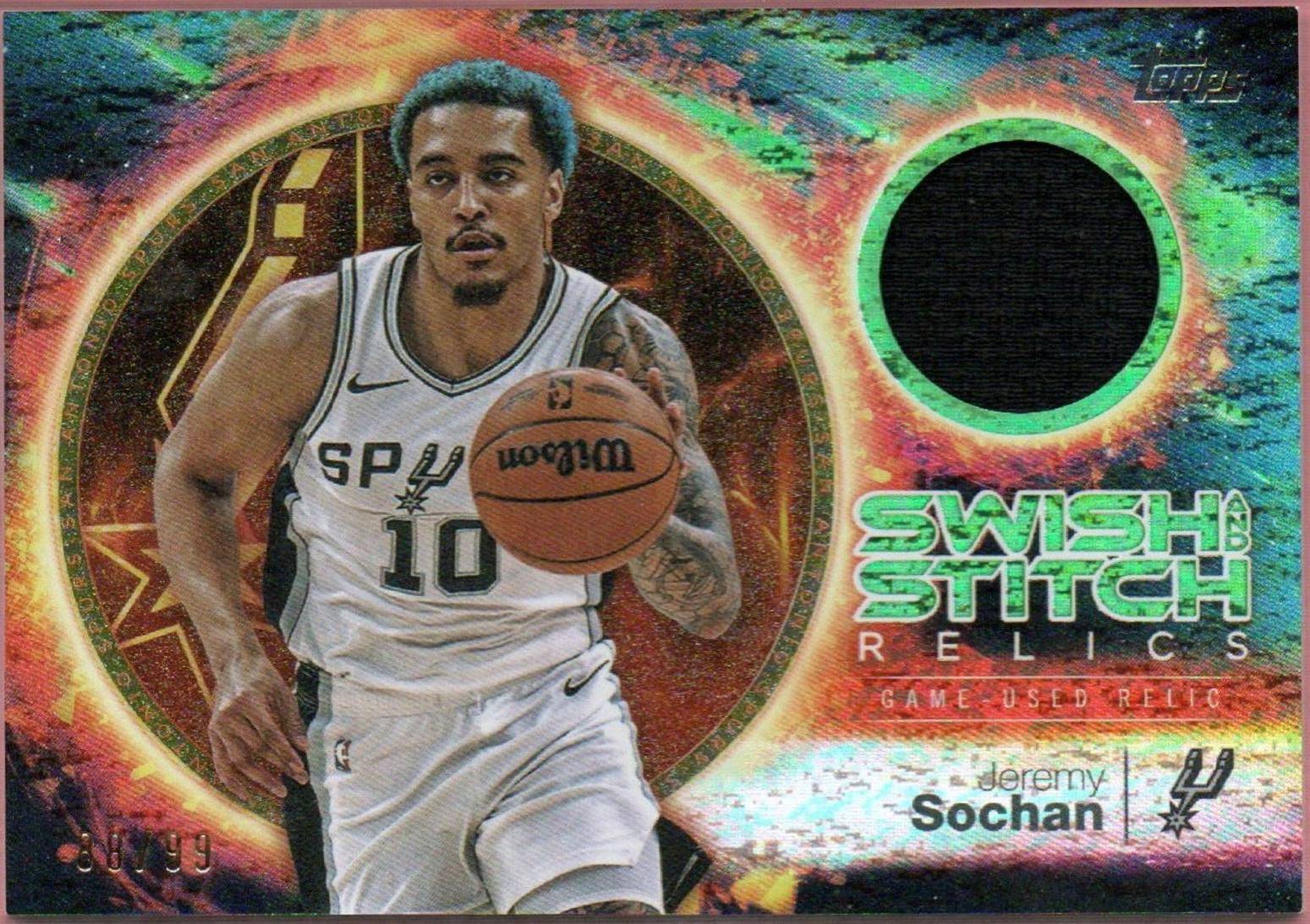 Jeremy Sochan [Holo Green Foil] #SST-JS