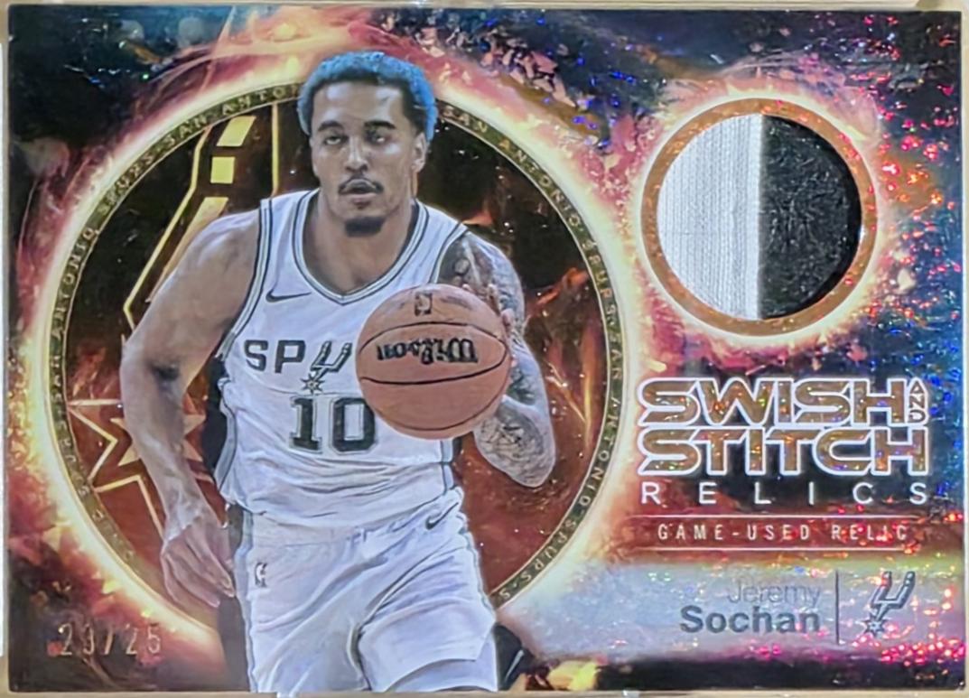 Jeremy Sochan [Holo Orange Foil] #SST-JS