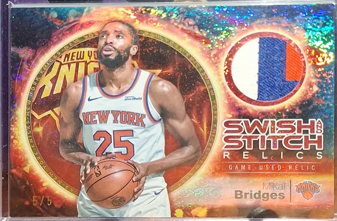 Mikal Bridges [Holo Red Foil] #SST-MB