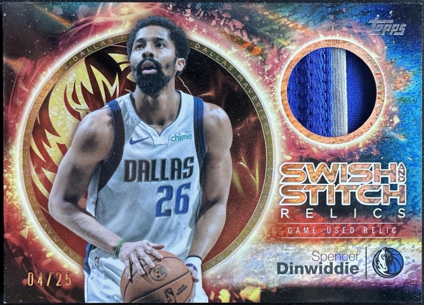 Spencer Dinwiddie [Holo Orange Foil] #SST-SD