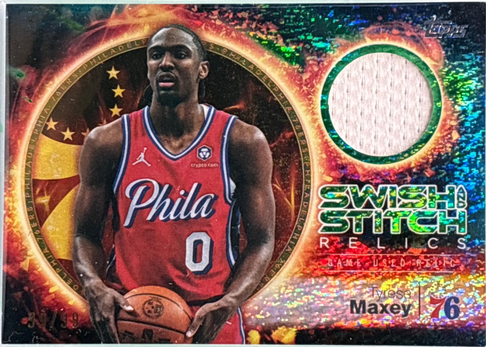 Tyrese Maxey [Holo Green Foil] #SST-TM