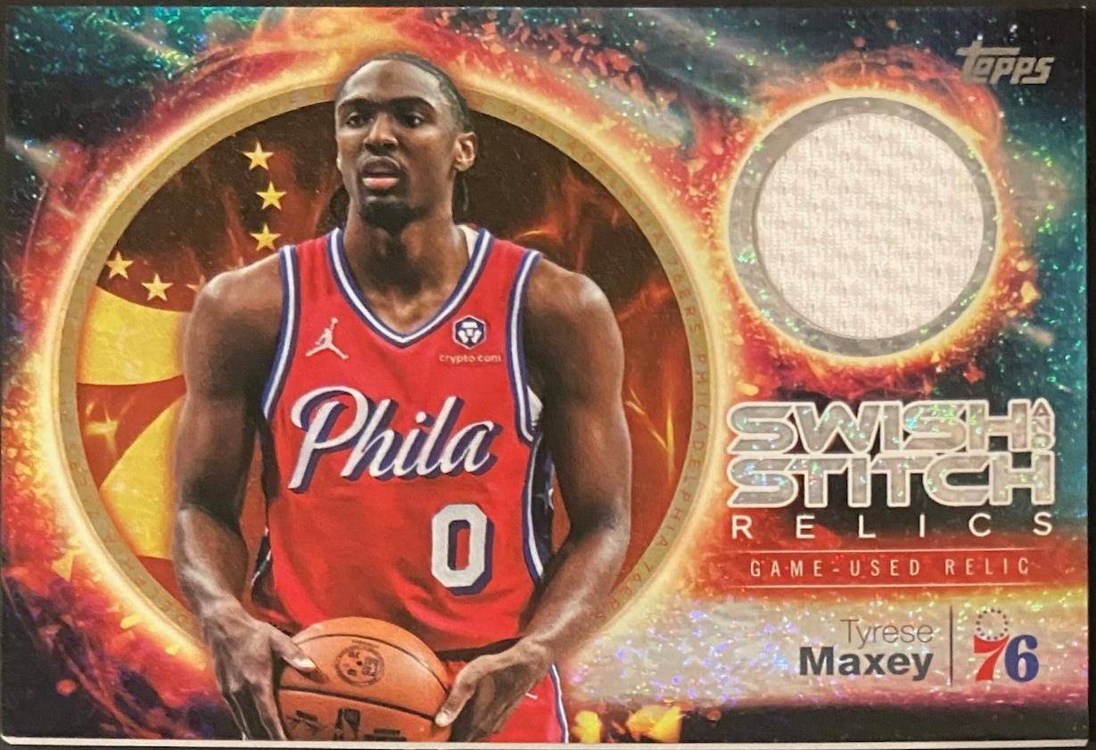 Tyrese Maxey [Holo Platinum Foil] #SST-TM