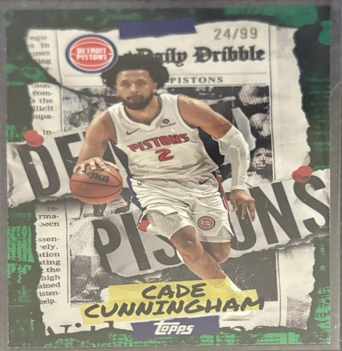 Cade Cunningham [Green Rainbow] #DD-13