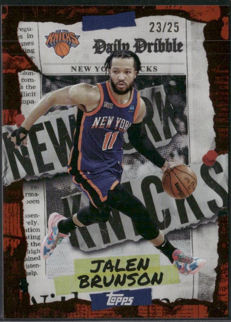 Jalen Brunson [Orange Rainbow] #DD-10