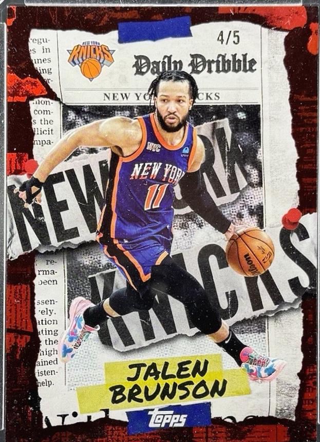 Jalen Brunson [Red Rainbow] #DD-10