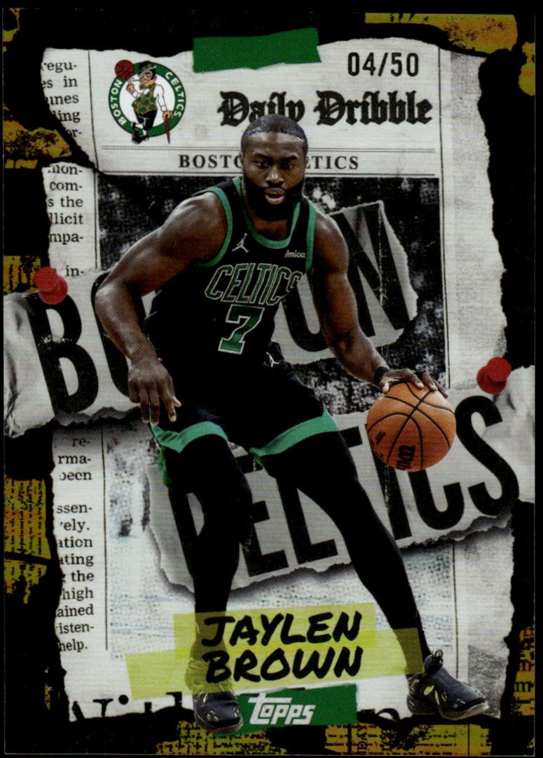 Jaylen Brown [Gold Rainbow] #DD-15