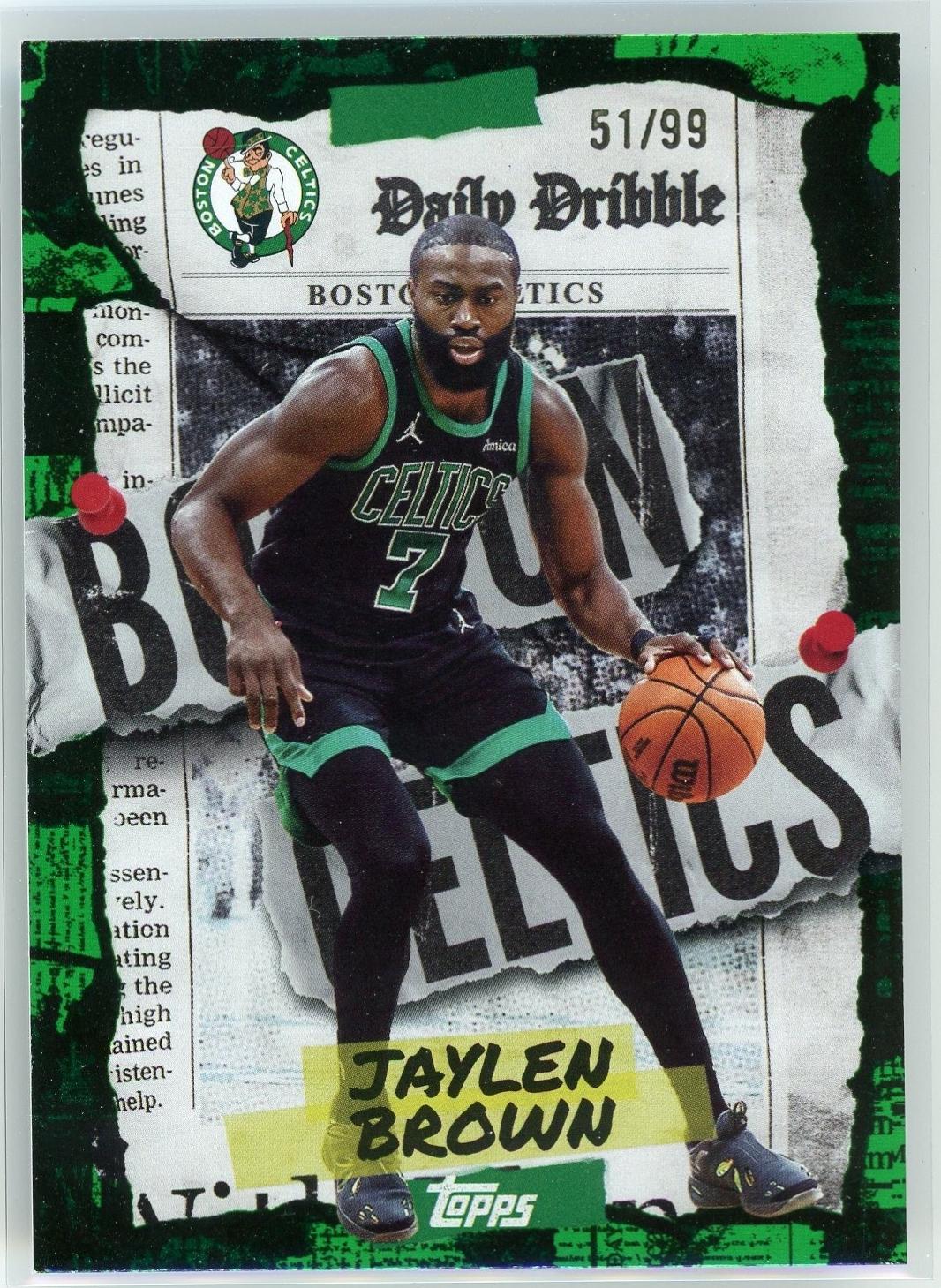 Jaylen Brown [Green Rainbow] #DD-15