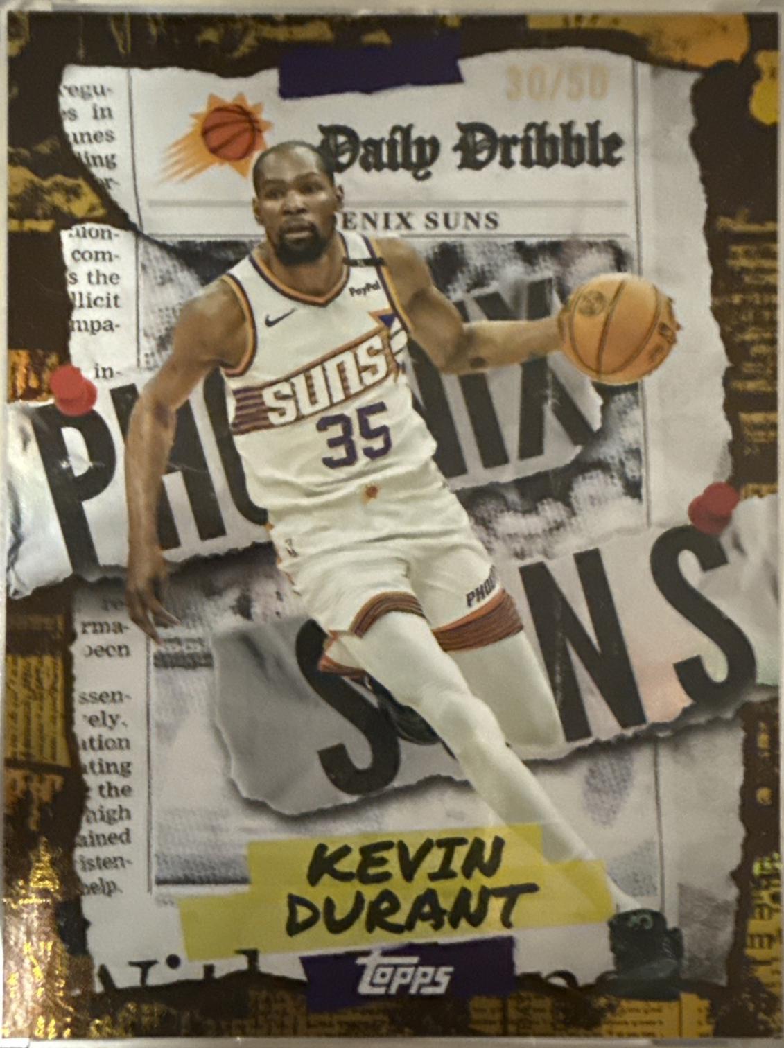 Kevin Durant [Gold Rainbow] #DD-9