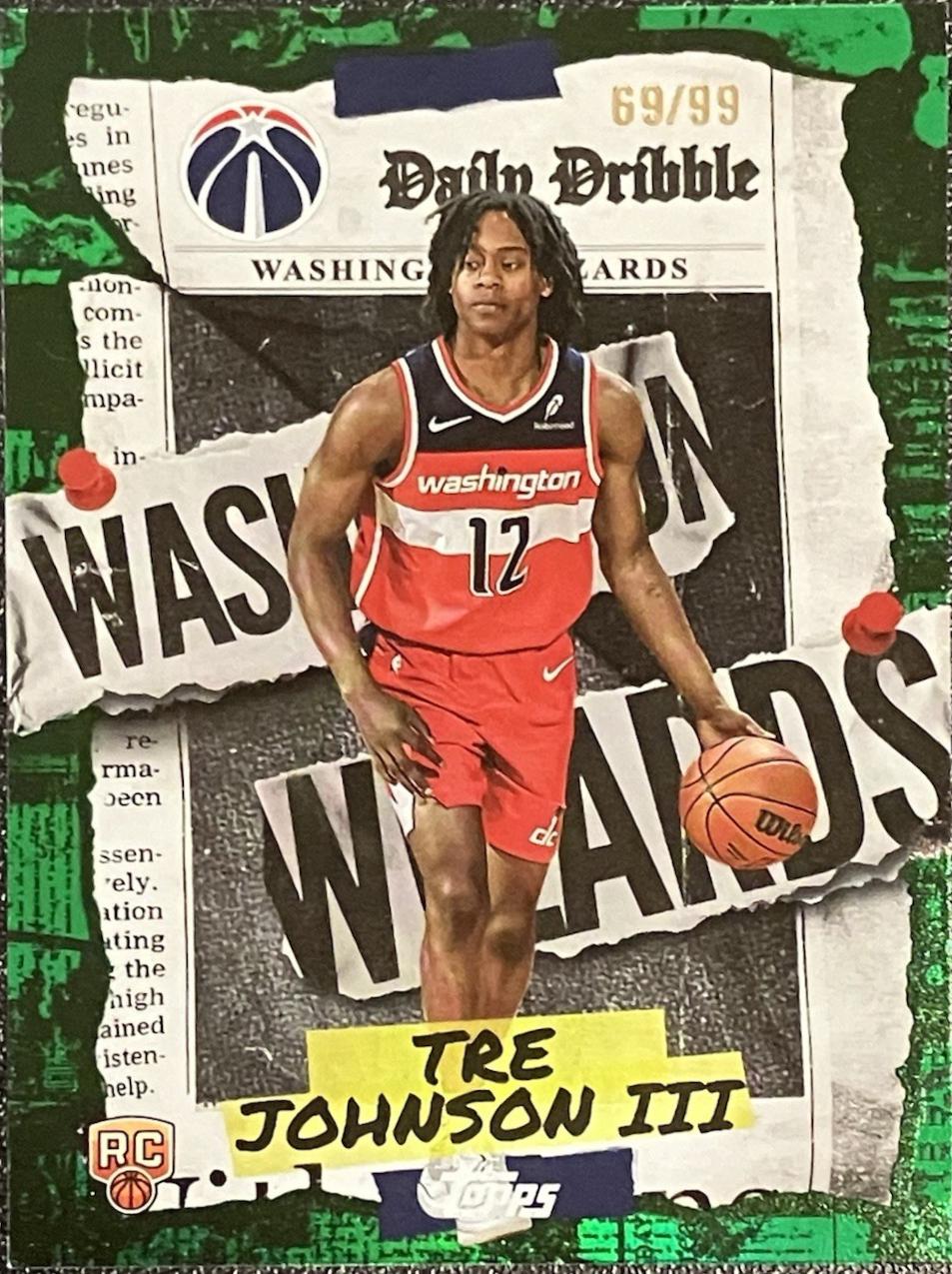 Tre Johnson III [Green Rainbow] #DD-36