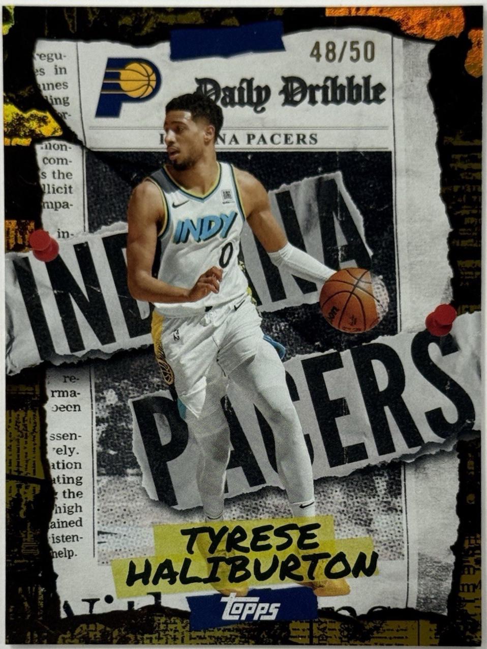 Tyrese Haliburton [Gold Rainbow] #DD-14