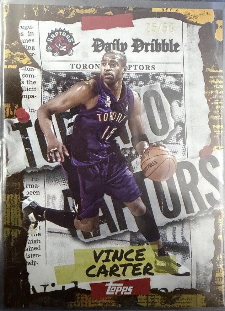 Vince Carter [Gold Rainbow] #DD-30