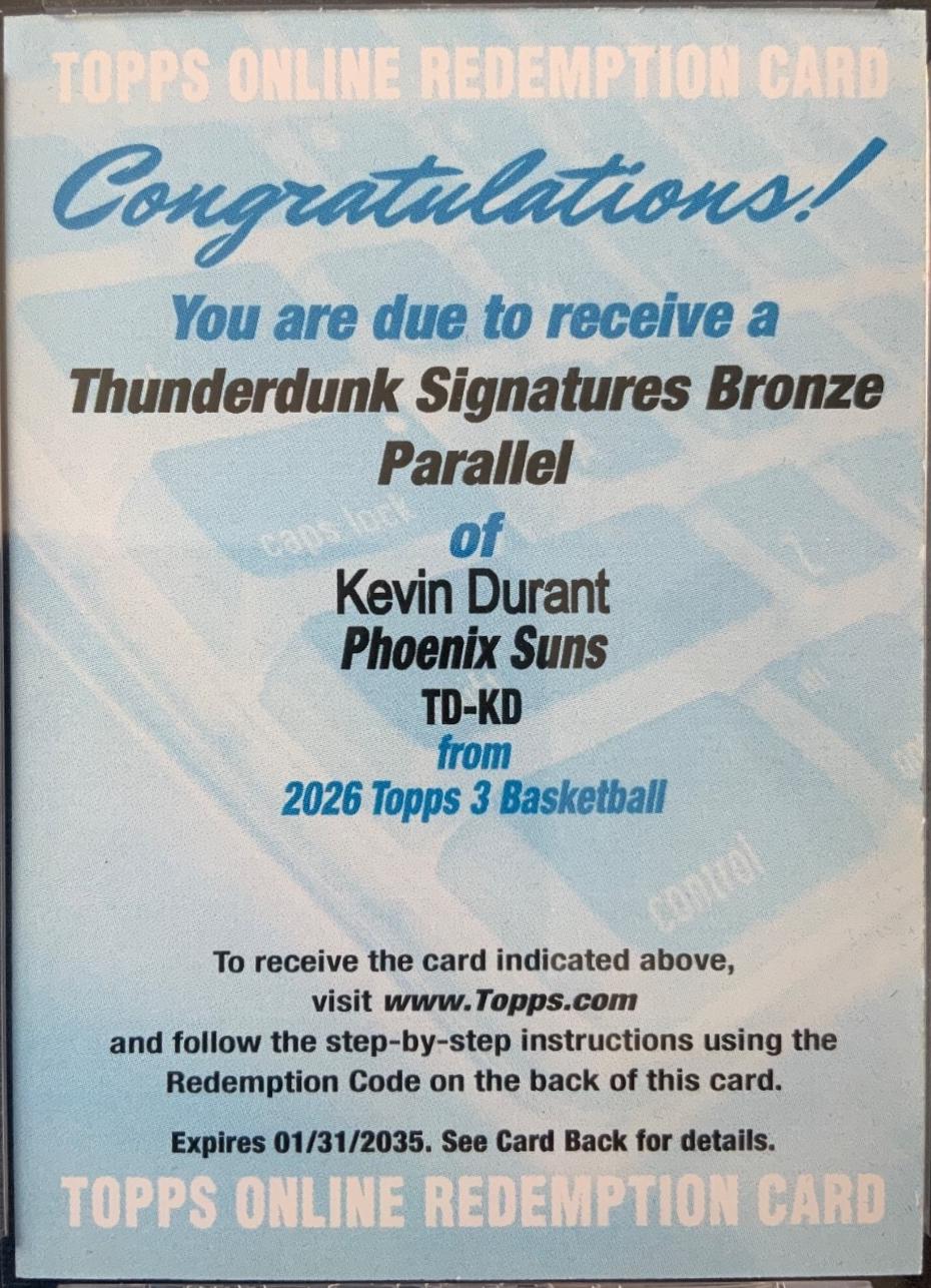 Kevin Durant #TD-KD