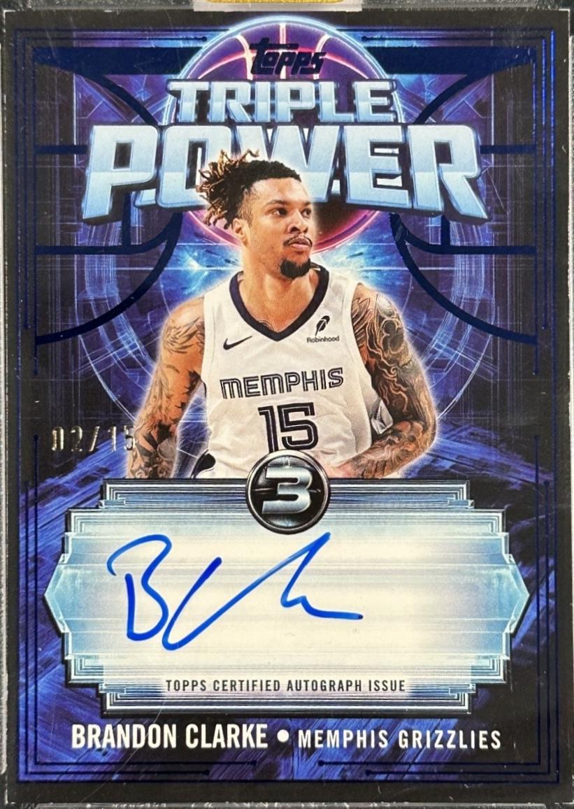 Brandon Clarke [Blue] #TP-BC