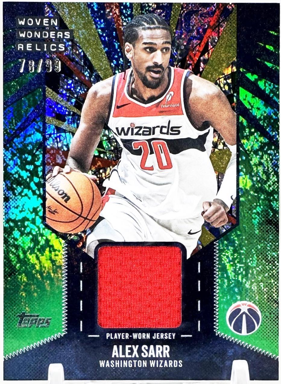 Alex Sarr [Holo Green Foil] #WW-AS