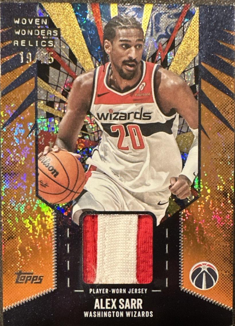 Alex Sarr [Holo Orange Foil] #WW-AS