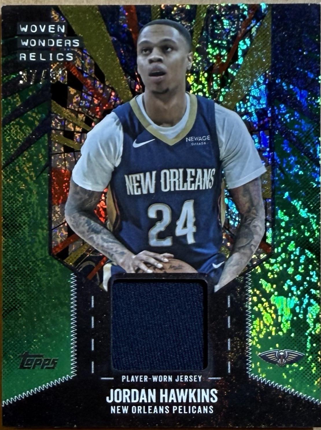 Jordan Hawkins [Holo Green Foil] #WW-JW