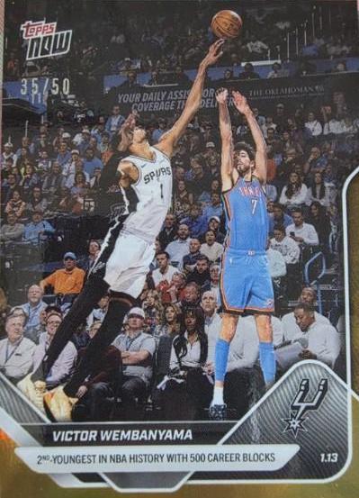 Victor Wembanyama [Gold Foil] #127