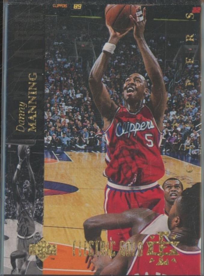 Danny Manning [Electric Court Gold] #82