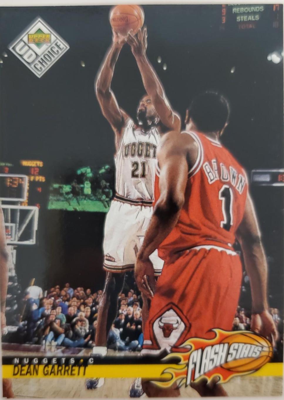 Dean Garrett [UD Choice-Flash Stats] #162