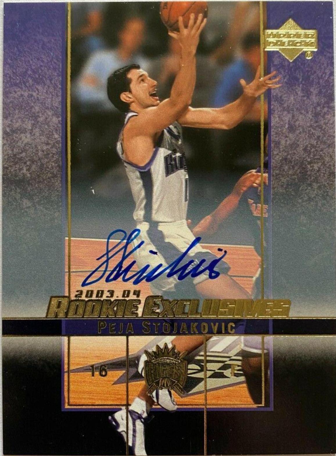 Peja Stojakovic [Autograph] #A42