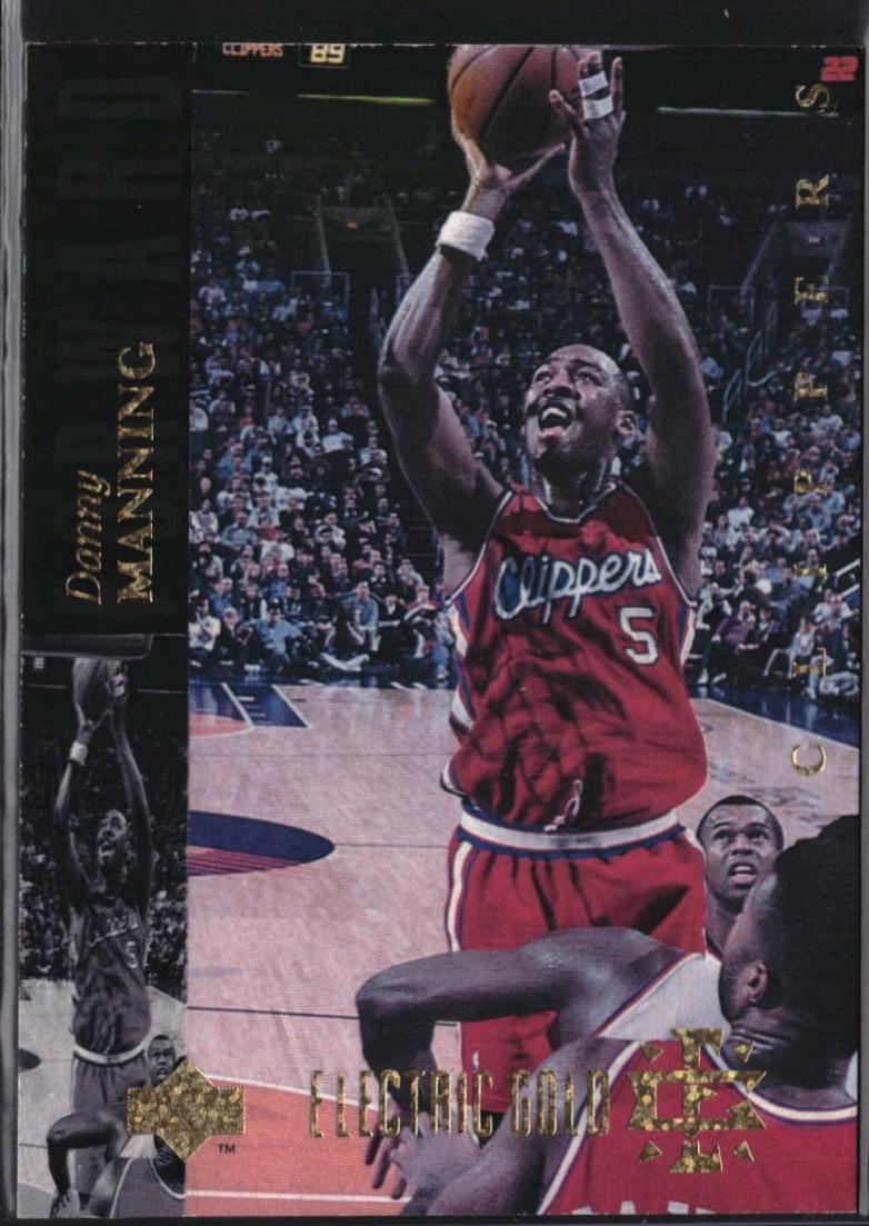 Danny Manning [Electric Court Gold] #82