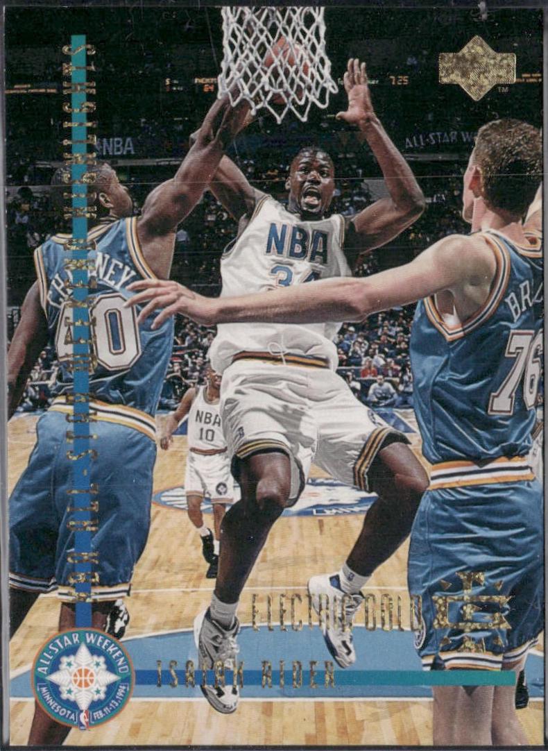 Isaiah Rider [Electric Court Gold] #191