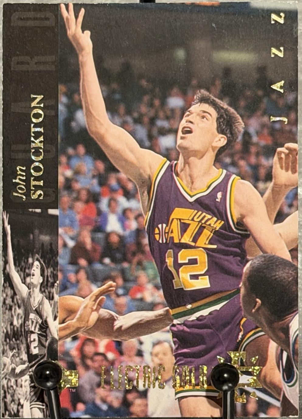 John Stockton [Electric Court Gold] #90
