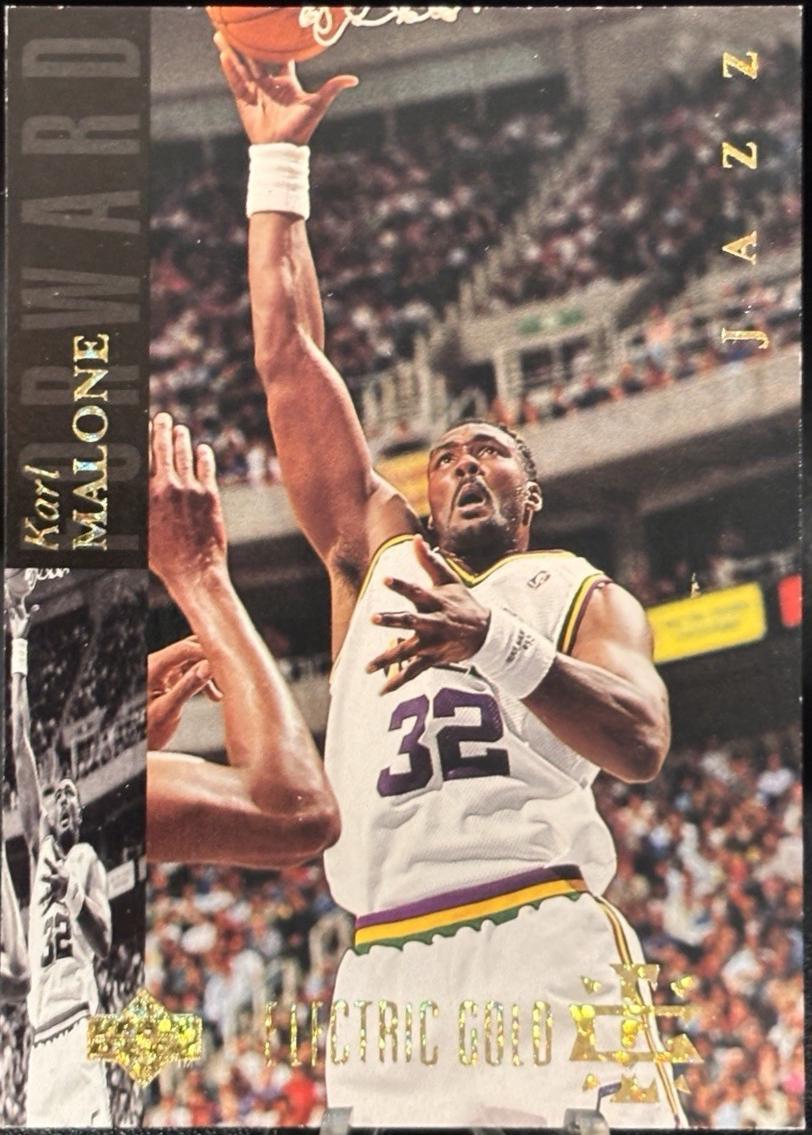 Karl Malone [Electric Court Gold] #152