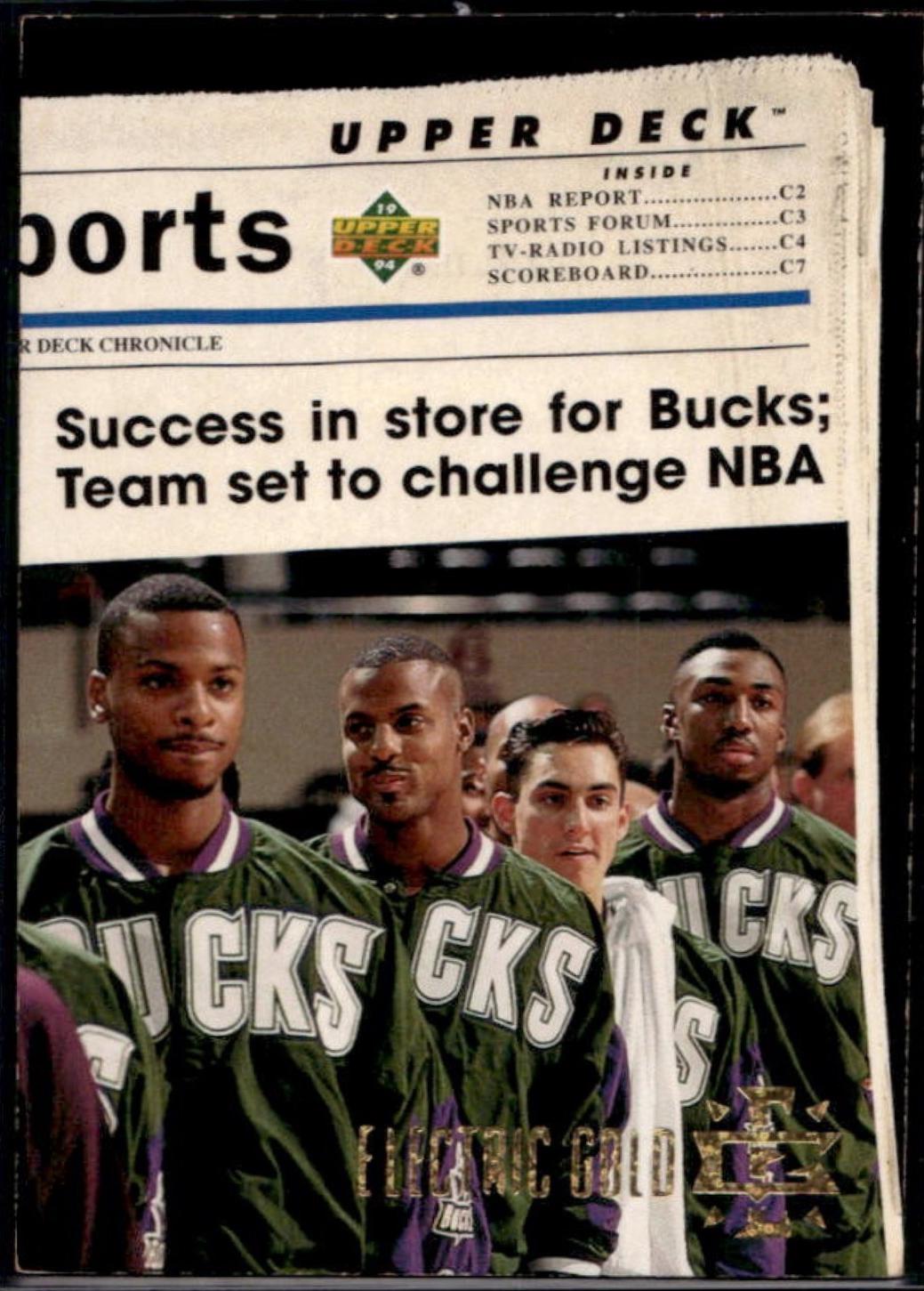 Milwaukee Bucks [Electric Court Gold] #213