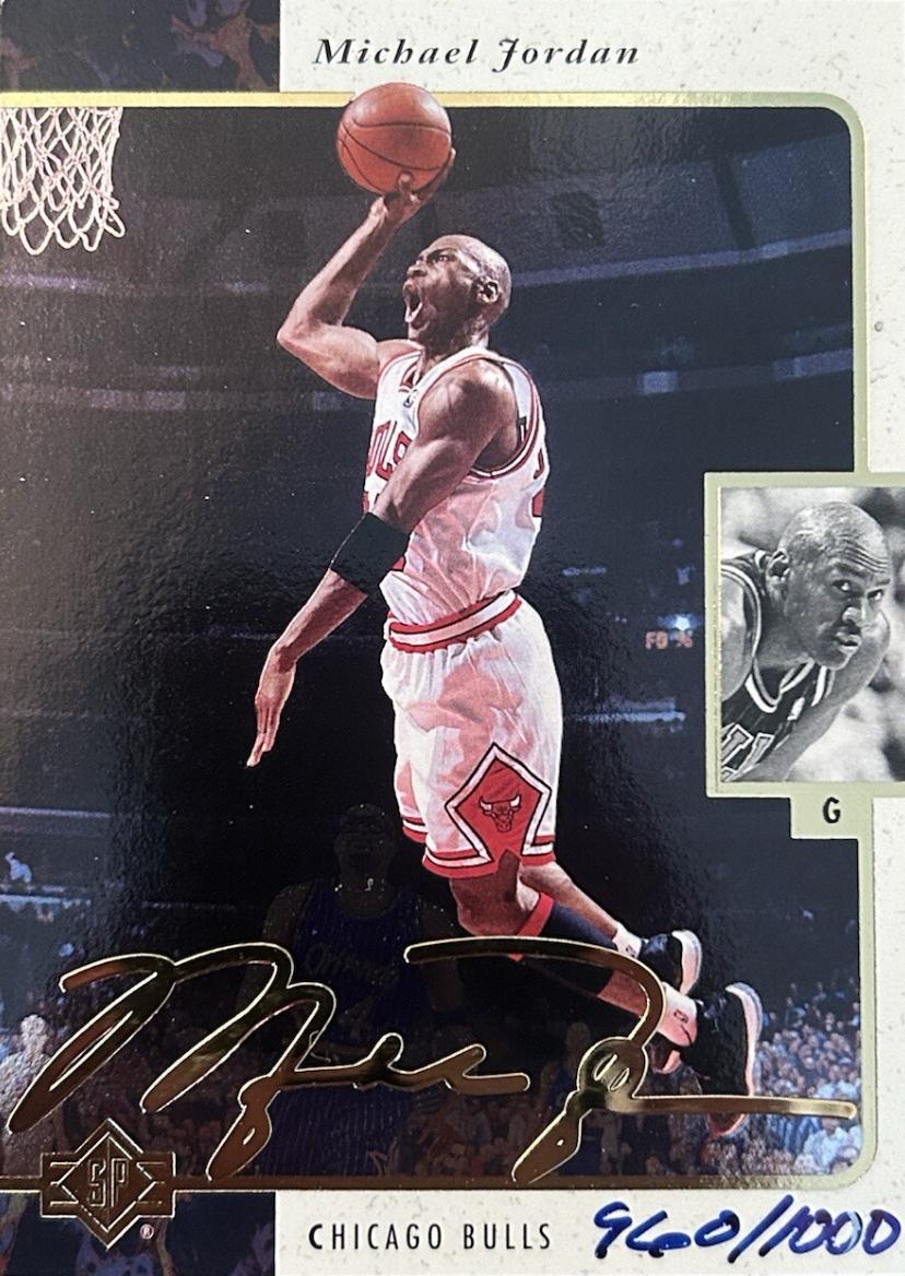 Michael Jordan [Gold Facsimile Signature] #23