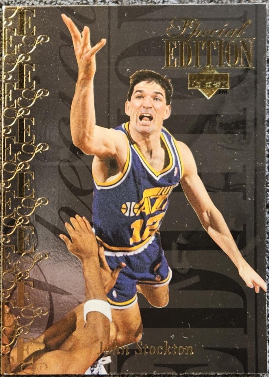 John Stockton [Electric Court Gold] #SE87