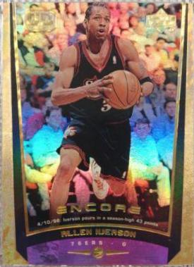 Allen Iverson [Game Dated Gold F/X] #61