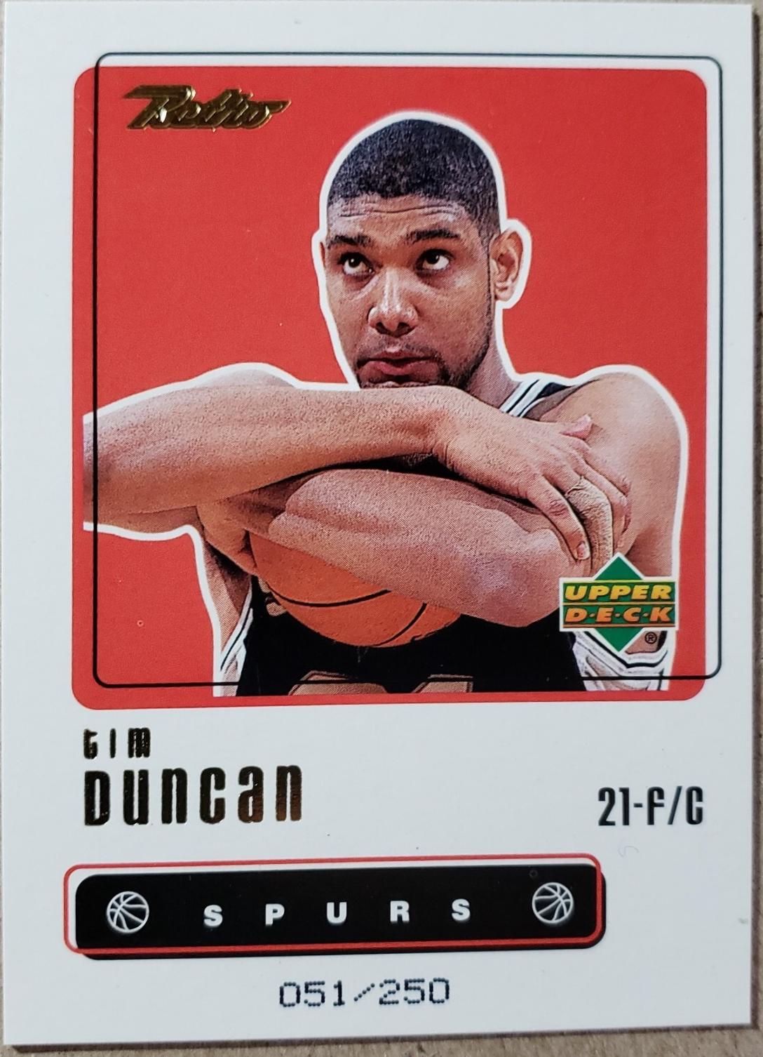 Tim Duncan [Gold] #9
