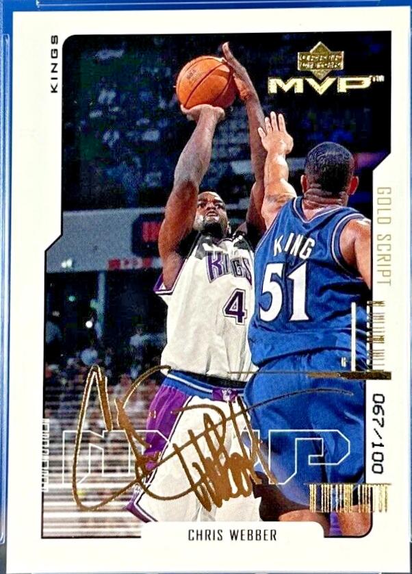 Chris Webber [Gold Script] #145