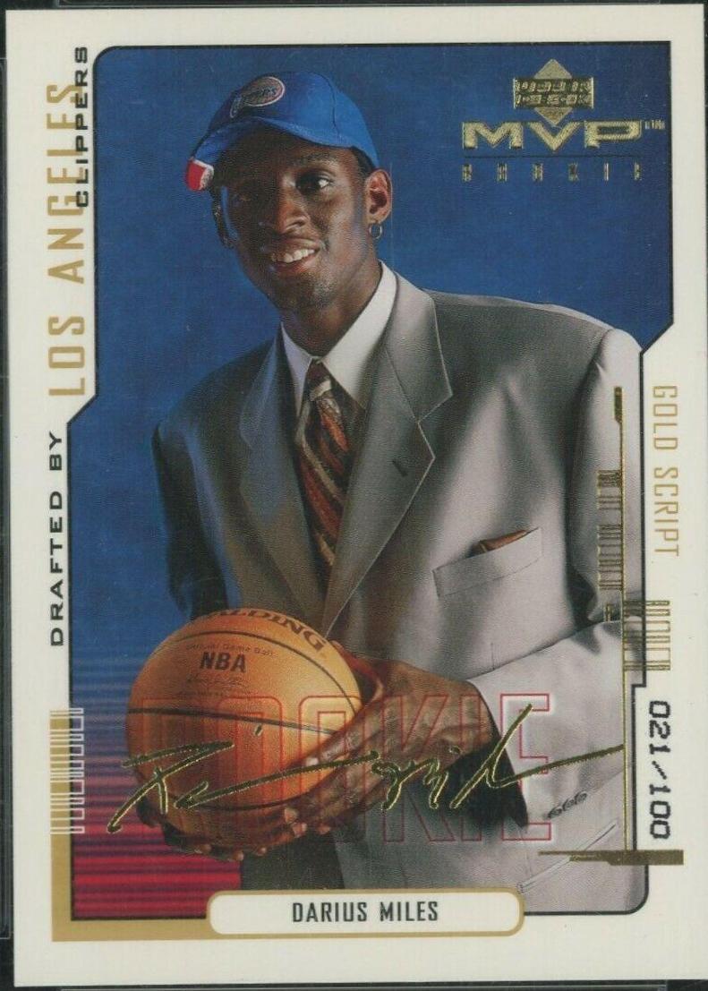 Darius Miles [Gold Script] #202