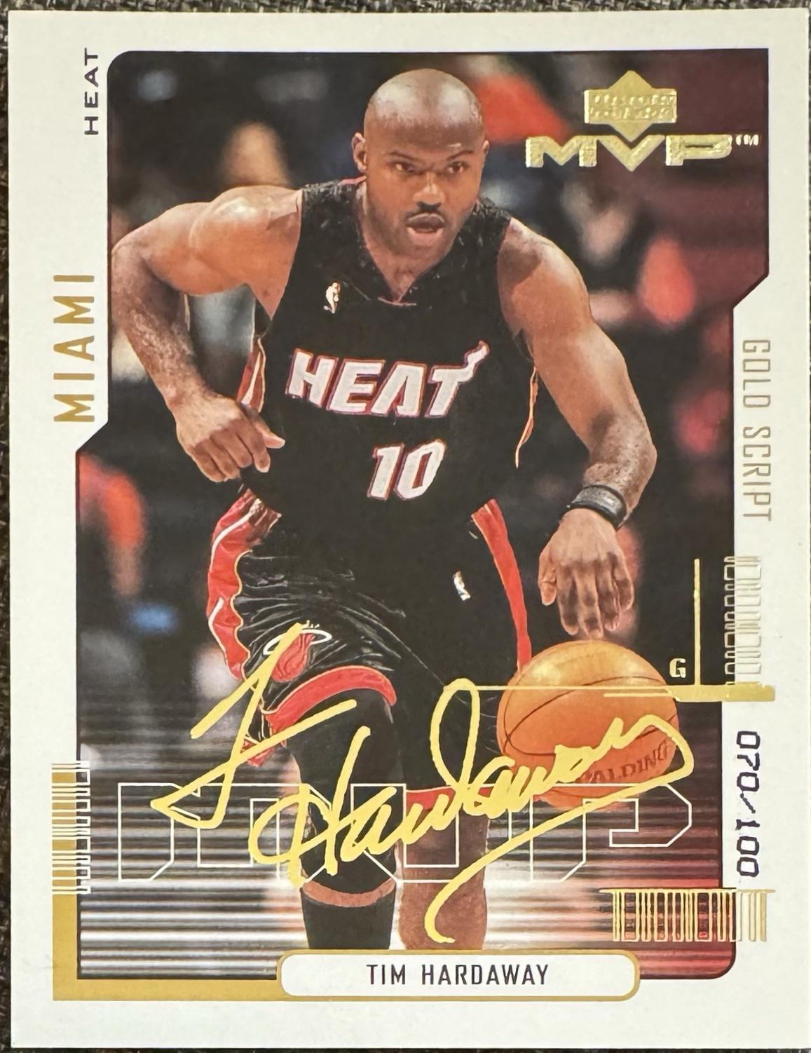 Tim Hardaway [Gold Script] #87