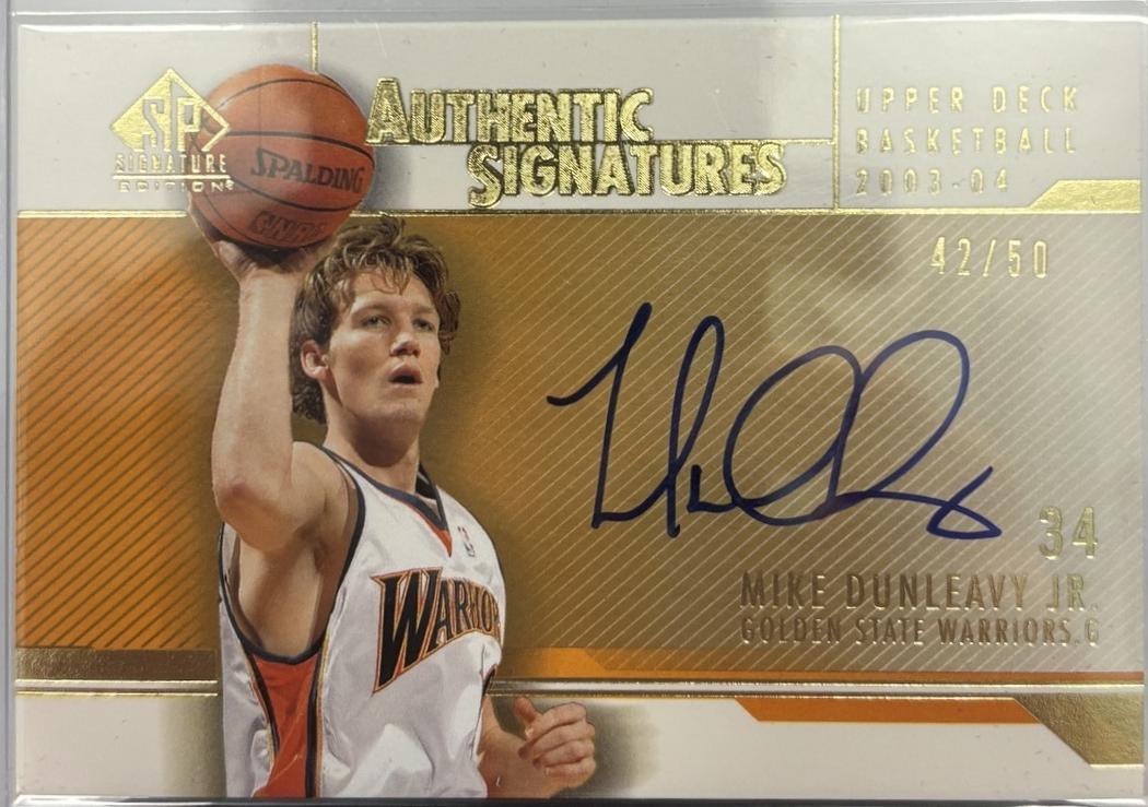 Mike Dunleavy Jr. [Gold] #AS-MD