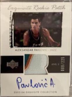 Aleksandar Pavlovic Autograph Patch #63